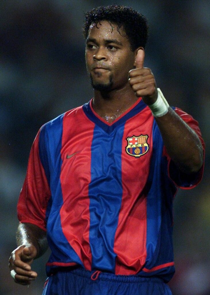 Kluivert di Barcelona 1998