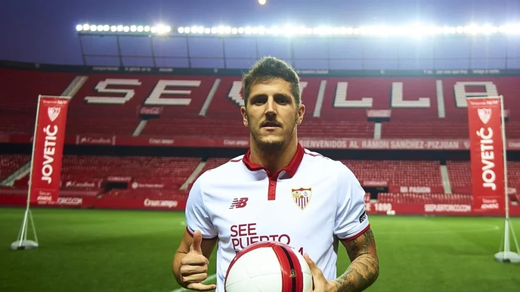 Jovetic main di klub LaLiga, Sevilla