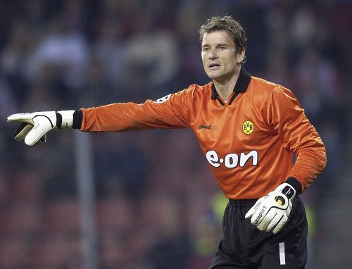 Jens Lehmann saat membela Borussia Dortmund di Bundesliga