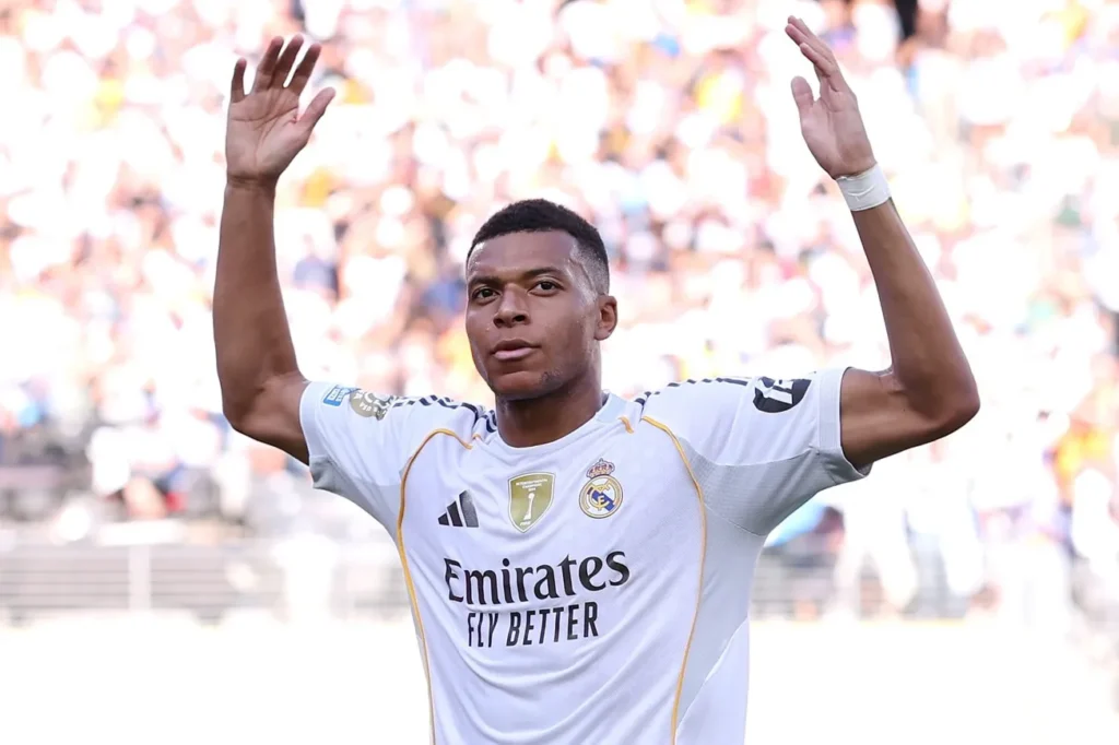 Kylian Mbappe, pemain dengan gaji tertinggi di La Liga 2025/26, bersama Real Madrid.