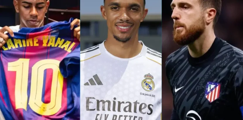 Lamine Yamal, Trent Alexander-Arnold, dan Jan Oblak masuk daftar pemain dengan gaji tertinggi di La Liga 2025/26.