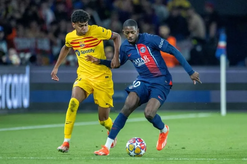 Lamine Yamal bersaing dengan Ousmane Dembele dalam laga Barcelona vs PSG, kandidat Ballon d’Or 2025
