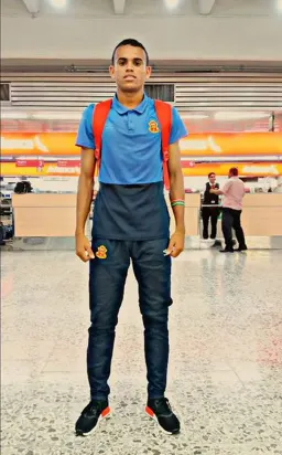 Luis Díaz saat masih kurus di usia muda.