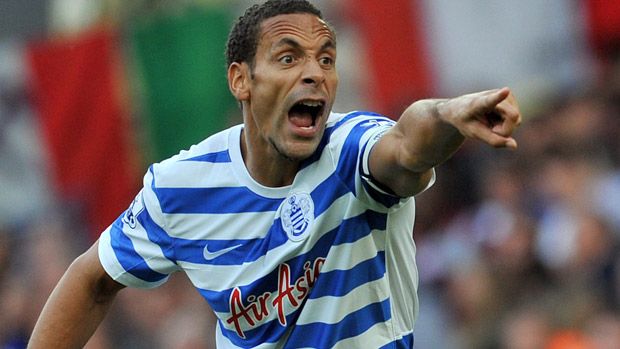 Rio Ferdinand bermain untuk Queens Park Rangers di Premier League