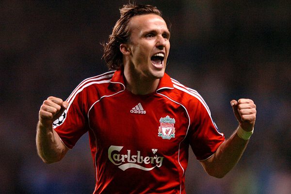 Zenden saat bermain untuk Liverpool pada musim 2005/2006