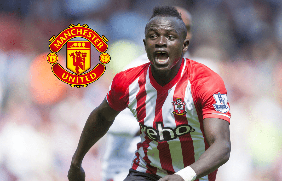 Sadio Mane saat membela Southampton, di tengah rumor kepindahan ke Manchester United.