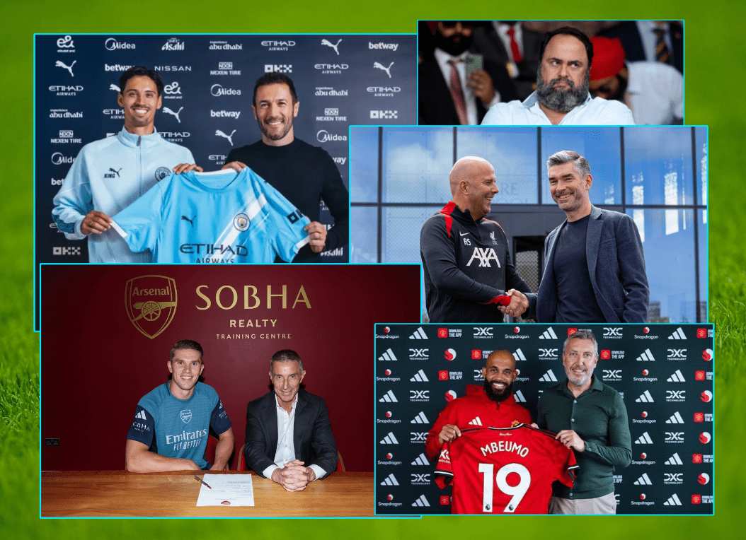 Kolase figur sporting director dan petinggi klub Premier League yang berpengaruh dalam kebijakan transfer