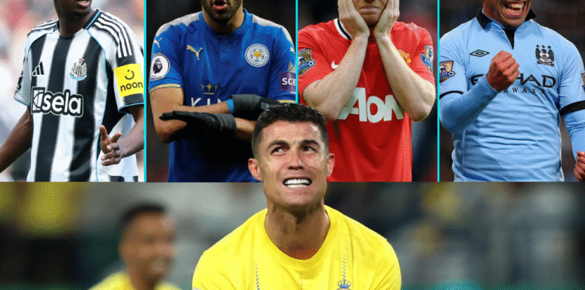 Kolase Cristiano Ronaldo dan sejumlah pesepakbola top yang pernah mogok main demi konflik atau transfer klub.