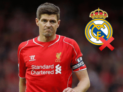 Steven Gerrard dan ilustrasi kegagalan transfer ke Real Madrid