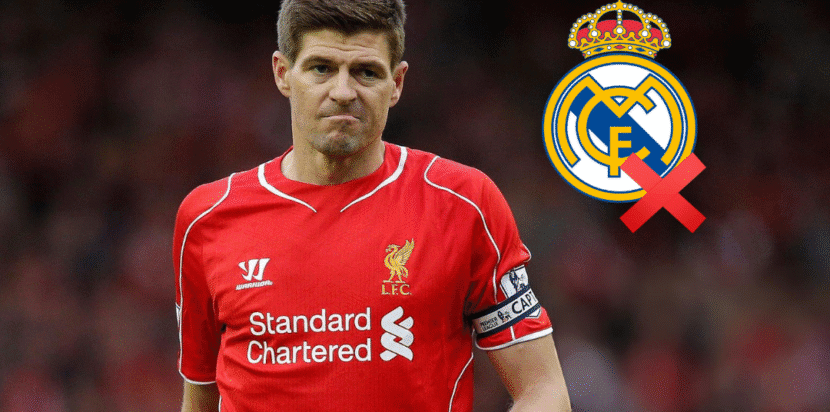 Steven Gerrard dan ilustrasi kegagalan transfer ke Real Madrid
