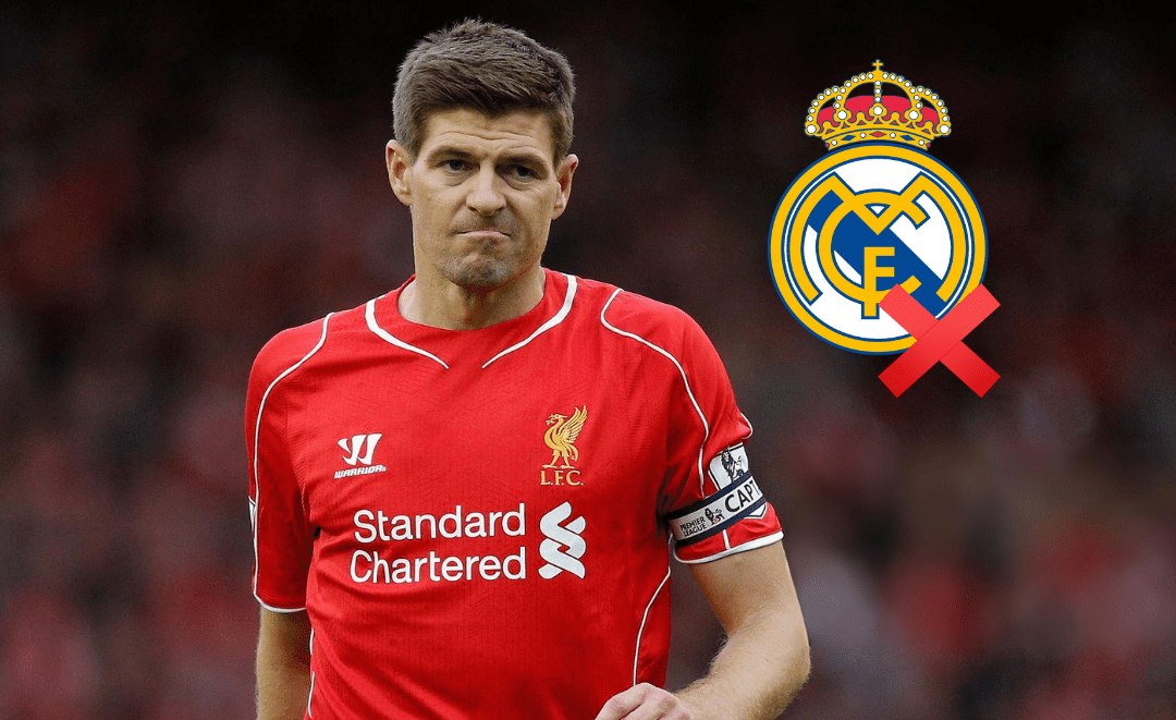 Steven Gerrard dan ilustrasi kegagalan transfer ke Real Madrid
